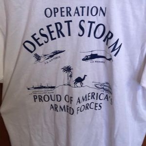 Unworn Operation Desert Storm T Shirt size L